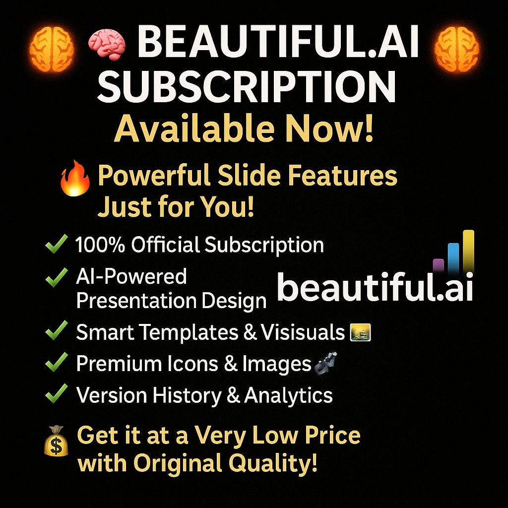 Beautiful.ai 1 Year Plan | Smart Presentation Software